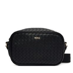 Torebka BOSS. Czarne torebki klasyczne Boss, bez wzorów, bez dodatków. Za 599.99 zł.