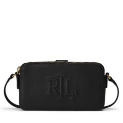 Torebka LAUREN RALPH LAUREN. Czarne listonoszki Lauren Ralph Lauren, bez wzorów, bez dodatków. Za 579.99 zł.