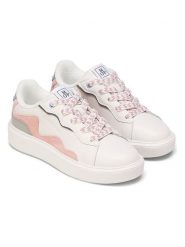 Marc O´Polo Skórzane sneakersy w kolorze kremowym rozmiar: 37. Brązowe trampki bez wzorów, bez zapięcia. Za 215.21 zł.