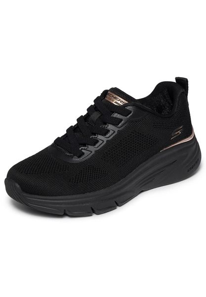 Buty SKECHERS BOBS ARCH FIT ELEV8 Czarny. Czarne trekkingi Skechers, z materiału, na fitness i siłownię. Za 282.99 zł.
