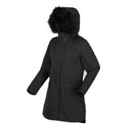 Kurtka Parka Sabinka Fur Trim Rozmiar 42 Czarny - RWP352-800. Czarne parki Regatta, sportowe, bez kaptura. W wyprzedaży za 199.99 zł.