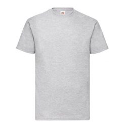 Koszulka Unisex Dla Dorosłych Valueweight Heather. Szare bluzki FRUIT OF THE LOOM, xl, bez wzorów, sportowe, bez kołnierzyka, bez ramiączek. Za 43.99 zł.
