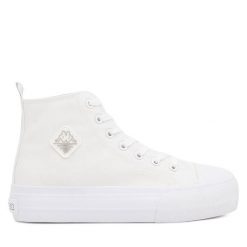 Trampki Kappa. Białe trampki Kappa, bez wzorów, bez zapięcia. Za 143.99 zł.