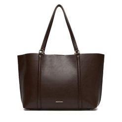 Torebka Gino Rossi. Brązowe shopper Gino Rossi, bez wzorów, bez dodatków. Za 219.99 zł.