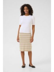 Kaffe Spódnica w kolorze beżowo-kremowym rozmiar: XS. Brązowe spódnice Kaffe, xs, bez wzorów, midi. Za 69.99 zł.
