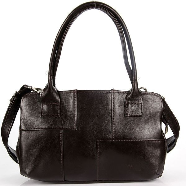 Torebka skórzana damska kuferek DAN-A T171 czekoladowa. Brązowe torebki klasyczne DAN-A, bez wzorów, ze skóry, bez dodatków. Za 259.99 zł.