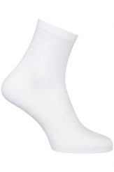 Skarpetki rowerowe wysokie oddychające 19 cm białe Essential. Białe skarpety AGU, bez wzorów, z materiału. Za 112.05 zł.