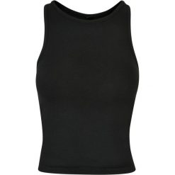 Damski Bezrękawnik Typu Racerback. Czarne koszulki sportowe BUILD YOUR BRAND, bez wzorów, bez ramiączek. Za 60.99 zł.