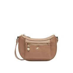 Torebka Beverly Hills Polo Club. Brązowe listonoszki Beverly Hills Polo Club, bez wzorów, bez dodatków. Za 159.99 zł.