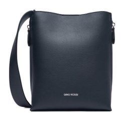 Torebka GINO ROSSI. Niebieskie listonoszki Gino Rossi, bez wzorów, bez dodatków. Za 249.99 zł.