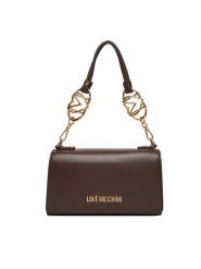 LOVE MOSCHINO Torebka JC4051PP1NLF0301 Brązowy. Brązowe torebki klasyczne Love Moschino, bez wzorów, ze skóry, bez dodatków. Za 859.99 zł.