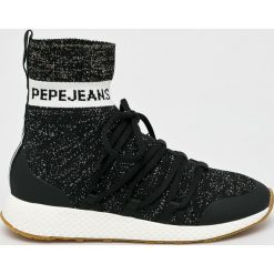Pepe Jeans - Buty Koko. Czarne obuwie sportowe Pepe Jeans, z gumy, bez zapięcia. W wyprzedaży za 269.90 zł.