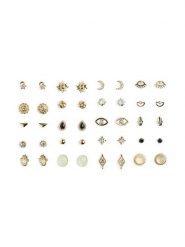 Pieces Zestaw 20 par kolczyków Pclona Mega Pack Earrings D2d 17153167 Złoty. Żółte kolczyki Pieces, metalowe. Za 79.99 zł.