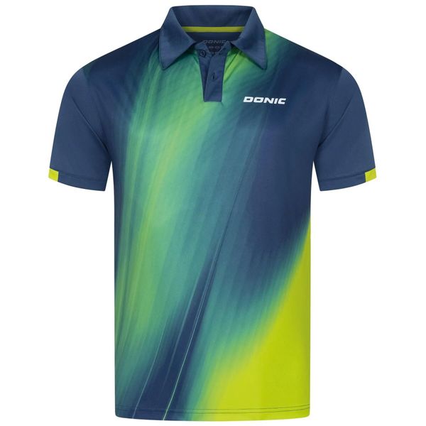 Polo Donic Fire. Czarne koszulki polo DONIC, xl, bez wzorów, z materiału, bez kołnierzyka, bez ramiączek. Za 266.00 zł.