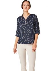 WITT WEIDEN Bluzka w kolorze granatowym rozmiar: 46. Niebieskie bluzki WITT WEIDEN, bez wzorów, bez kołnierzyka, bez ramiączek. Za 69.99 zł.