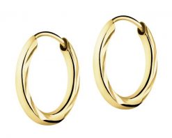 Złote kolczyki - koła. Żółte kolczyki Apart, złote. Za 359.00 zł.