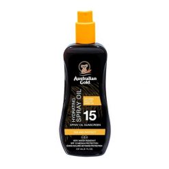 Australian Gold SPF 15 CARROT INTENSIFIER OIL SPRAY- Olejek do opalania w sprayu Ochrona przeciwsłoneczna 237 ml. Kremy do opalania Australian Gold. Za 110.69 zł.