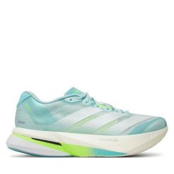 Buty do biegania adidas. Niebieskie obuwie sportowe Adidas, bez zapięcia, do biegania. Za 699.99 zł.