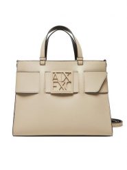 Armani Exchange Torebka 942689 0A874 U1092 Beżowy. Brązowe torebki klasyczne Armani Exchange, bez wzorów, ze skóry, bez dodatków. Za 529.99 zł.