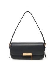 DKNY Torebka Bianca Ew Shoulder R433KG59 Czarny. Czarne torebki klasyczne DKNY, bez wzorów, ze skóry, bez dodatków. Za 919.99 zł.