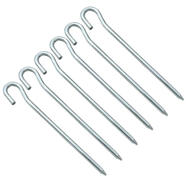 Szpilki namiotowe Alu High Peak 6szt 42227. Szare szpilki High Peak, bez wzorów, sportowe, bez obcasa, na szpilce, bez zapięcia. Za 39.09 zł.