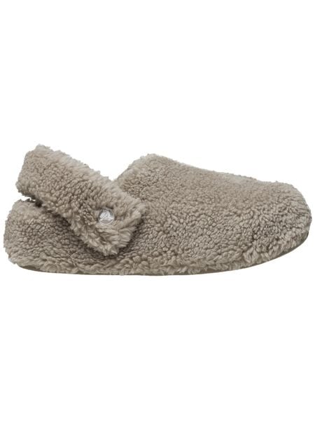 Kapcie Crocs Classic Cozzzy Slipper Dorośli. Brązowe obuwie domowe Crocs, bez wzorów, z futra, bez zapięcia. Za 293.99 zł.