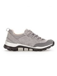 Gabor Skórzane sneakersy w kolorze szarym rozmiar: 40. Szare trampki Gabor, bez wzorów, z nubiku, bez zapięcia. Za 221.88 zł.