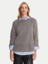 Marella Sweter Alaska 2525366102 Szary Regular Fit. Szare swetry Marella, l, bez wzorów, z wełny, bez ramiączek. Za 759.99 zł.
