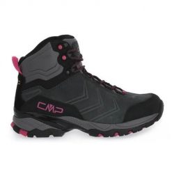 Buty trekkingowe damskie CMP F680 Melnick Mid Trekking. Czarne trekkingi CMP, z materiału, za kostkę, trekkingowe. Za 499.99 zł.