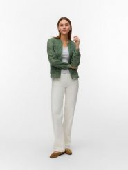 Vero Moda Kurtka w kolorze zielonym rozmiar: S. Zielone kurtki Vero Moda, s, bez wzorów, z bawełny, bez kaptura. Za 131.12 zł.