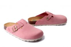 DR. BRINKMANN 600131-42 rosa, klapki damskie. Czerwone klapki Dr. Brinkmann, bez wzorów, ze skóry, bez obcasa. Za 284.90 zł.