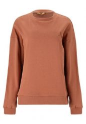 Damska bluza oversize Athlecia Lia. Brązowe bluzy ENDURANCE, m, bez wzorów, z bawełny, bez kaptura. Za 145.50 zł.