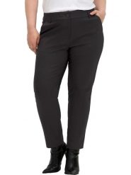 Creation L Spodnie chino w kolorze czarnym rozmiar: 48. Czarne spodnie materiałowe creation L, l, bez wzorów, z podwyższonym stanem. Za 60.99 zł.