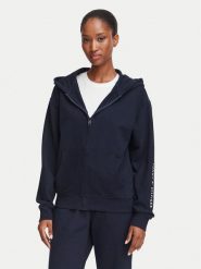 Tommy Hilfiger Bluza UW0UW06621 Granatowy Regular Fit. Niebieskie bluzy TOMMY HILFIGER, xl, bez wzorów, z bawełny, bez kaptura. Za 329.99 zł.