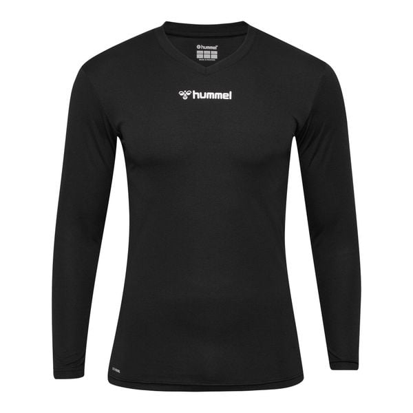 Dżersej z długim rękawem Hummel Bl Essential. Czarne koszulki sportowe Hummel, bez wzorów, z dżerseju, bez ramiączek, na fitness i siłownię. Za 146.00 zł.