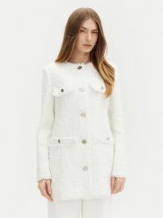 Guess Płaszcz przejściowy W5RL20 WGVS2 Biały Regular Fit. Białe płaszcze Guess, s, z aplikacjami, z syntetyku, bez kaptura. Za 439.99 zł.