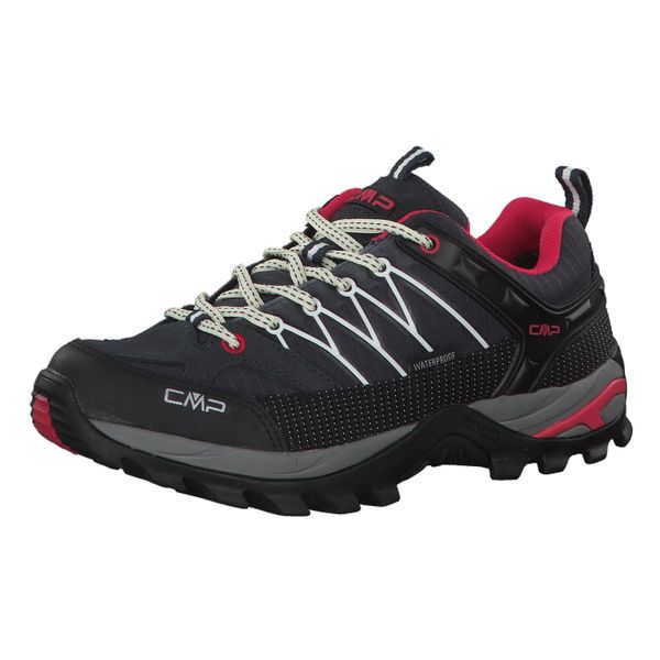Buty trekkingowe damskie CMP Rigel Low. Czarne trekkingi CMP, trekkingowe. Za 349.99 zł.