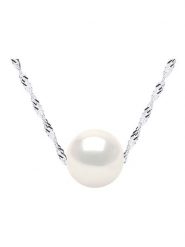 Pearl Addict Srebrny naszyjnik z perłą - dł. 42 cm rozmiar: onesize. Białe naszyjniki Pearl Addict, z perłą, srebrne. Za 173.99 zł.