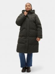 Vero Moda Curve Płaszcz zimowy 10301538 Zielony Regular Fit. Zielone płaszcze Vero Moda Curve, na zimę, bez wzorów, z syntetyku, bez kaptura. Za 359.99 zł.