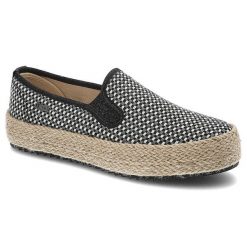 Czarne Espadryle Big Star Modne Wiosenne Buty Damskie. Czarne espadryle Big Star, bez wzorów, bez obcasa, na obcasie, bez zapięcia. Za 119.00 zł.