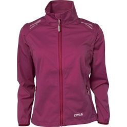 Damska wodoodporna kurtka softshell Pro-X Elements Hellen. Czerwone kurtki sportowe PRO-X ELEMENTS, bez wzorów, z softshellu, bez kaptura. Za 446.50 zł.
