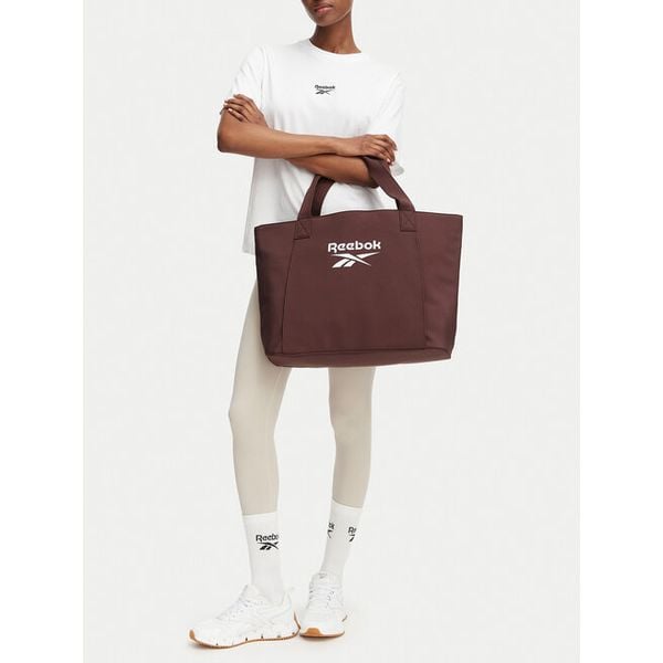 Torebka Reebok. Brązowe torebki klasyczne Reebok, bez wzorów, bez dodatków. Za 99.99 zł.