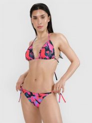 4F Góra od bikini damska - różowa M. Czerwone szorty 4f, bez wzorów, z elastanu, eleganckie. Za 59.99 zł.