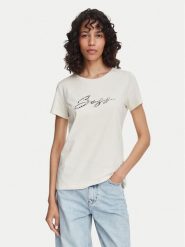 BOSS T-Shirt C_Elove_5 50566827 Beżowy Slim Fit. Brązowe t-shirty Boss, xs, bez wzorów, z bawełny, bez kołnierzyka, bez ramiączek. Za 214.99 zł.