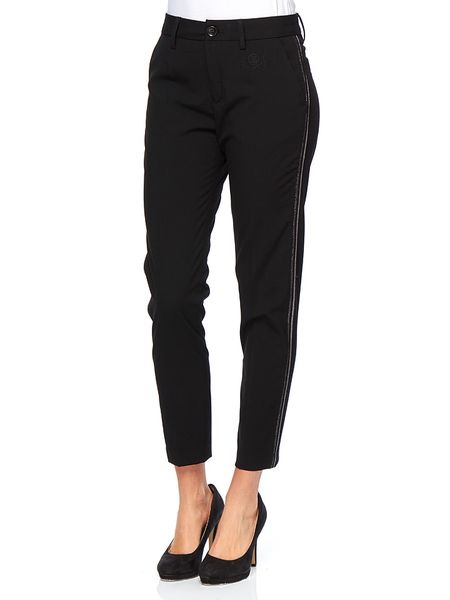 Herrlicher Spodnie chino "Lovely" w kolorze czarnym rozmiar: W24. Czarne spodnie materiałowe Herrlicher, bez wzorów. Za 109.26 zł.