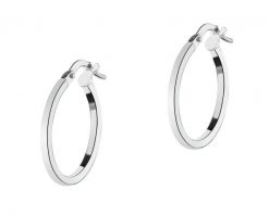 Kolczyki srebrne - koła, 18 mm. Szare kolczyki Apart, srebrne. Za 149.00 zł.