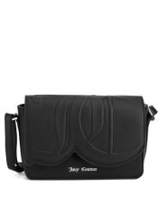 Juicy Couture Torebka BIJXT2539WVP Czarny. Czarne listonoszki Juicy Couture, bez wzorów, z tworzywa sztucznego, bez dodatków. Za 229.99 zł.