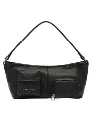Liebeskind Berlin Skórzana torebka w kolorze czarnym - 33 x 15 x 8 cm rozmiar: onesize. Czarne torby na ramię Liebeskind Berlin, bez wzorów, z materiału, na ramię, bez dodatków. Za 390.00 zł.