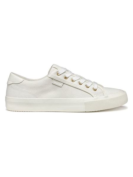 Geox Sneakersy "Emmeleny" w kolorze białym rozmiar: 36. Białe trampki Geox, bez wzorów, bez zapięcia. Za 214.95 zł.
