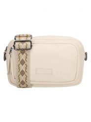 Beagles Torebka "Malaga" w kolorze kremowym - 18,5 x 12 x 4,5 cm rozmiar: onesize. Brązowe torby na ramię Beagles, bez wzorów, z materiału, na ramię, małe, bez dodatków. Za 65.99 zł.